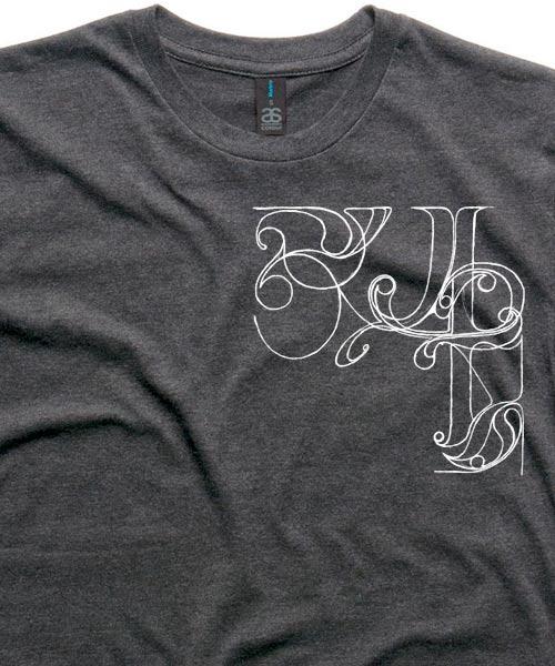 T-shirts - [t-shirt] John Butler Trio / Vintage Scroll - Asphalt
